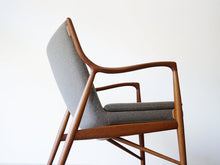 画像をギャラリービューアに読み込む, フィン・ユール NV45 ヴィンテージ ニールスヴォッダー製 フィンユールのアームチェア チーク Finn Juhl NV45 Chair armchair teak Niels Vodder 椅子の側面