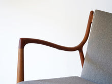 画像をギャラリービューアに読み込む, フィン・ユール NV45 ヴィンテージ ニールスヴォッダー製 フィンユールのアームチェア チーク Finn Juhl NV45 Chair armchair teak Niels Vodder 椅子のくびれたアーム