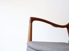 画像をギャラリービューアに読み込む, フィン・ユール NV45 ヴィンテージ ニールスヴォッダー製 フィンユールのアームチェア チーク Finn Juhl NV45 Chair armchair teak Niels Vodder 椅子のアームの接続箇所