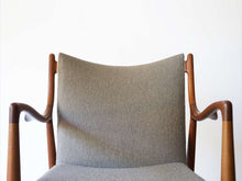 画像をギャラリービューアに読み込む, フィン・ユール NV45 ヴィンテージ ニールスヴォッダー製 フィンユールのアームチェア チーク Finn Juhl NV45 Chair armchair teak Niels Vodder 椅子の背もたれ グレー