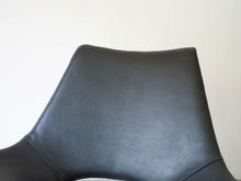 画像をギャラリービューアに読み込む, Jørgen Kastholm Preben Fabricius Scimitar Chair Ivan Schlechter ヨルゲン カストホルム プレバン ファブリシャス シミターチェア イヴァン シュレクター 革張り ラウンジチェア レザーの背もたれ