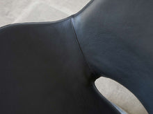 画像をギャラリービューアに読み込む, Jørgen Kastholm Preben Fabricius Scimitar Chair Ivan Schlechter ヨルゲン カストホルム プレバン ファブリシャス シミターチェア イヴァン シュレクター 革張り ラウンジチェア レザー座面の縫い目