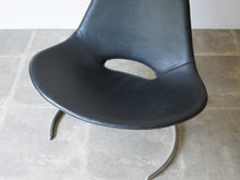 画像をギャラリービューアに読み込む, Jørgen Kastholm Preben Fabricius Scimitar Chair Ivan Schlechter ヨルゲン カストホルム プレバン ファブリシャス シミターチェア イヴァン シュレクター 革張り ラウンジチェア レザーの座面