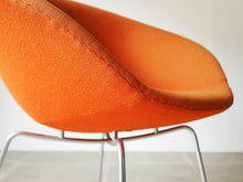 画像をギャラリービューアに読み込む, Arne Jacobsen FH3318 The Pot chair Fritz Hansen アルネ ヤコブセン フリッツハンセン製 ポットチェア オレンジ ラウンジチェア