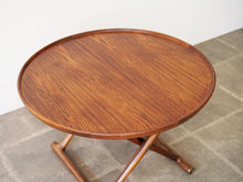 画像をギャラリービューアに読み込む, エジプシャンテーブル ブラジリアンローズウッド モーエンスラッセン Mogens Lassen Egyptian Table Rud Rasmussen 北欧名作家具 ラウンドテーブルの天板
