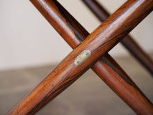 画像をギャラリービューアに読み込む, エジプシャンテーブル ブラジリアンローズウッド モーエンスラッセン Mogens Lassen Egyptian Table Rud Rasmussen 北欧名作家具 ラウンドテーブルの脚