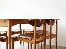 画像をギャラリービューアに読み込む, フィンユール ボヴィルケ ダイニングテーブル ブラジリアンローズウッド ダイニングテーブル Finn Juhl Bovirke Extendable dinning table 北欧ヴィンテージのテーブルとBO62チェアのセット