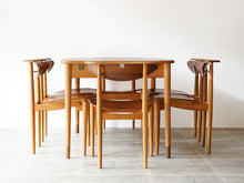 画像をギャラリービューアに読み込む, フィンユール ボヴィルケ ダイニングテーブル ブラジリアンローズウッド ダイニングテーブル Finn Juhl Bovirke Extendable dinning table 北欧ヴィンテージのテーブルと椅子のセット
