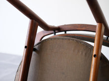 画像をギャラリービューアに読み込む, フィンユール NV55 アームチェア ブラジリアンローズウッド ニルスヴォッダー Finn Juhl NV55 arm Chair brazilian rosewood Niels Vodder フィンユールの椅子の裏面