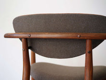 画像をギャラリービューアに読み込む, フィンユール NV55 アームチェア ブラジリアンローズウッド ニルスヴォッダー Finn Juhl NV55 arm Chair brazilian rosewood Niels Vodder フィンユールの椅子の背面