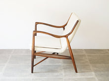 画像をギャラリービューアに読み込む, Finn Juhl Niels Vodder NV45 Chair Brazillian Rosewood フィン ユール ニルス ヴォッダー ブラジリアンローズウッド アームチェアの側面