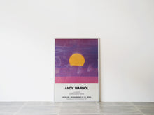 画像をギャラリービューアに読み込む, Andy Warhol Exhibition poster アンディウォーホル展ポスター SUNSET サンセット ポスターの正面