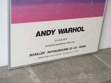 画像をギャラリービューアに読み込む, Andy Warhol Exhibition poster 1979年のアンディウォーホル展ポスター ドイツ語