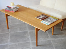 画像をギャラリービューアに読み込む, Hans J. Wegner(ハンスJウェグナー)AT15ローテーブルと本とソファ