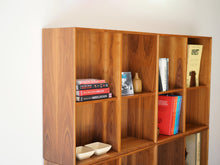画像をギャラリービューアに読み込む, 北欧ブックケース 80cmのケースが4台セット 本棚の木目 ナッツウッド