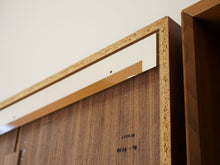 画像をギャラリービューアに読み込む, 北欧ブックケース 80cmのケースが4台セット 本棚の裏面 ドッコ式バー(あて木)