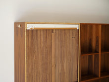 画像をギャラリービューアに読み込む, 北欧ブックケース 80cmのケースが4台セット 本棚の裏面 ドッコ式バー(あて木)