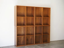 画像をギャラリービューアに読み込む, 北欧ブックケース 80cmのケースが4台セット 本棚 奥行き29cm