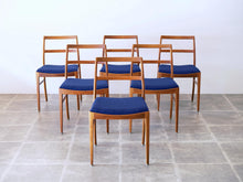 画像をギャラリービューアに読み込む, Arne Vodder 6chairs & Danish cabinetmaker dining table set