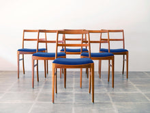 画像をギャラリービューアに読み込む, Arne Vodder 6chairs & Danish cabinetmaker dining table set