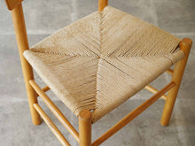 画像をギャラリービューアに読み込む, モーエンセンのJ39の座面のペーパーコード