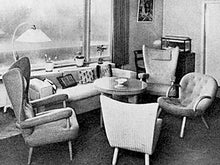 画像をギャラリービューアに読み込む, デンマークデザインのラウンジチェアが登場する雑誌の画像