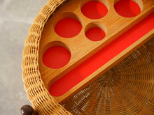 画像をギャラリービューアに読み込む, デンマークのソーイングテーブル(裁縫台)のしきり