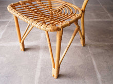 画像をギャラリービューアに読み込む, 竹と籐のチェアの脚