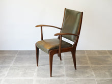画像をギャラリービューアに読み込む, デンマークのマホガニーチェアの全体図