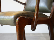 画像をギャラリービューアに読み込む, デンマークのマホガニーチェアのフレーム右側
