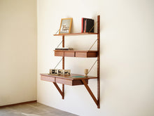 画像をギャラリービューアに読み込む, デンマークデザインのウォールシェルフと机