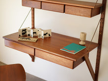 画像をギャラリービューアに読み込む, デンマークデザインのウォールシェルフの机部分