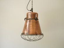 画像をギャラリービューアに読み込む, Copper and metal industrial Lamp