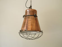 画像をギャラリービューアに読み込む, Copper and metal industrial Lamp