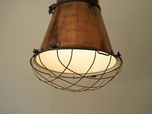 画像をギャラリービューアに読み込む, Copper and metal industrial Lamp