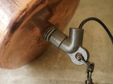 画像をギャラリービューアに読み込む, Copper and metal industrial Lamp