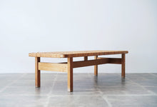 画像をギャラリービューアに読み込む, Børge Mogensen(ボーエ・モーエンセン)5272籐のベンチの側面斜め
