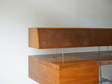 画像をギャラリービューアに読み込む, Home Office Desk by George Nelson for Herman Miller ネルソンデスクのレザー張りのスライドドアハーマンミラー デスク ジョージ・ネルソン Home Office Desk George Nelson for Herman Miller ミッドセンチュリーのデスクのキャビネット