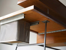 画像をギャラリービューアに読み込む, ハーマンミラー デスク ジョージ・ネルソン Home Office Desk George Nelson for Herman Miller ミッドセンチュリーデスク 右のドキュメントボックスの裏側