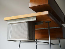 画像をギャラリービューアに読み込む, ハーマンミラー デスク ジョージ・ネルソン Home Office Desk George Nelson for Herman Miller ミッドセンチュリーデスク 右のドキュメントボックス裏側