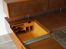 画像をギャラリービューアに読み込む, ハーマンミラー デスク ジョージ・ネルソン Home Office Desk George Nelson for Herman Miller ミッドセンチュリーデスク 左側の収納内部