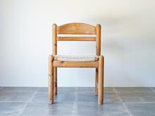 画像をギャラリービューアに読み込む, ペーパーコードの座面の北欧ダイニングチェアの正面