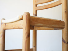 画像をギャラリービューアに読み込む, 北欧ダイニングチェアのパイン無垢材のフレーム