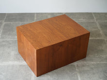 画像をギャラリービューアに読み込む, Finn Juhl(フィン・ユール)FJ50カウフマンデスク用の引き出しの裏面 チークの綺麗な木目