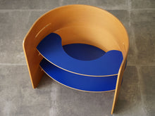 画像をギャラリービューアに読み込む, Kristian Vedel (クリスチャン・ヴェデル)子ども用チェアの青い面
