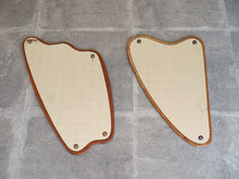 画像をギャラリービューアに読み込む, デンマークデザインの壁掛け鏡ヴィンテージミラー2枚