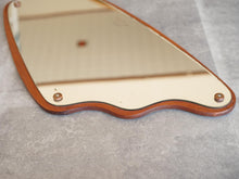 画像をギャラリービューアに読み込む, デンマークデザインの壁掛け鏡ヴィンテージミラーの曲線