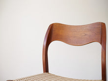画像をギャラリービューアに読み込む, Niels O. Møller(ニールス・モラー)のダイニングチェア71の背もたれ