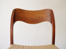 画像をギャラリービューアに読み込む, Niels O. Møller(ニールス・モラー)のダイニングチェア71の背もたれ