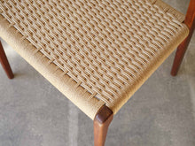 画像をギャラリービューアに読み込む, Niels O. Møller(ニールス・モラー)のダイニングチェア71 ペーパーコード張り替え済み